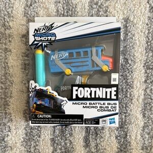 NERF Fortnite Micro Battle Bus Action Figure - Blue
